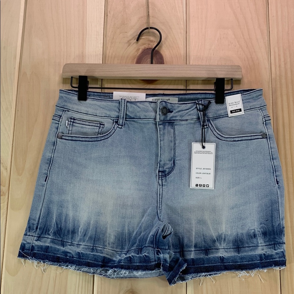 Judy Blue Light Blue Jean Shorts